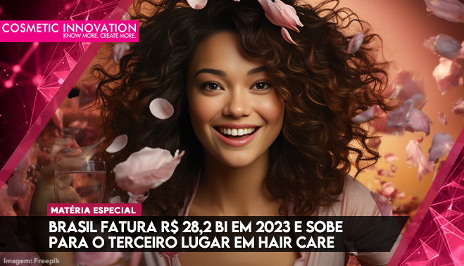 Brasil fatura R$ 28,2 bi em 2023 e sobe para o terceiro lugar em hair care
