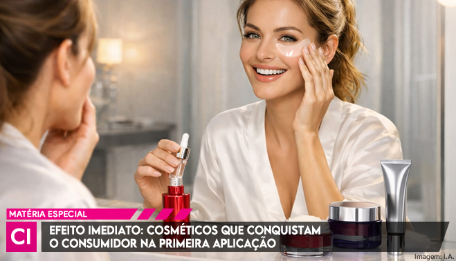 Efeito imediato: cosméticos que conquistam o consumidor na primeira aplicação
